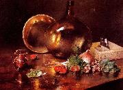 William Merritt Chase Still Life Brass and Glass Date painting